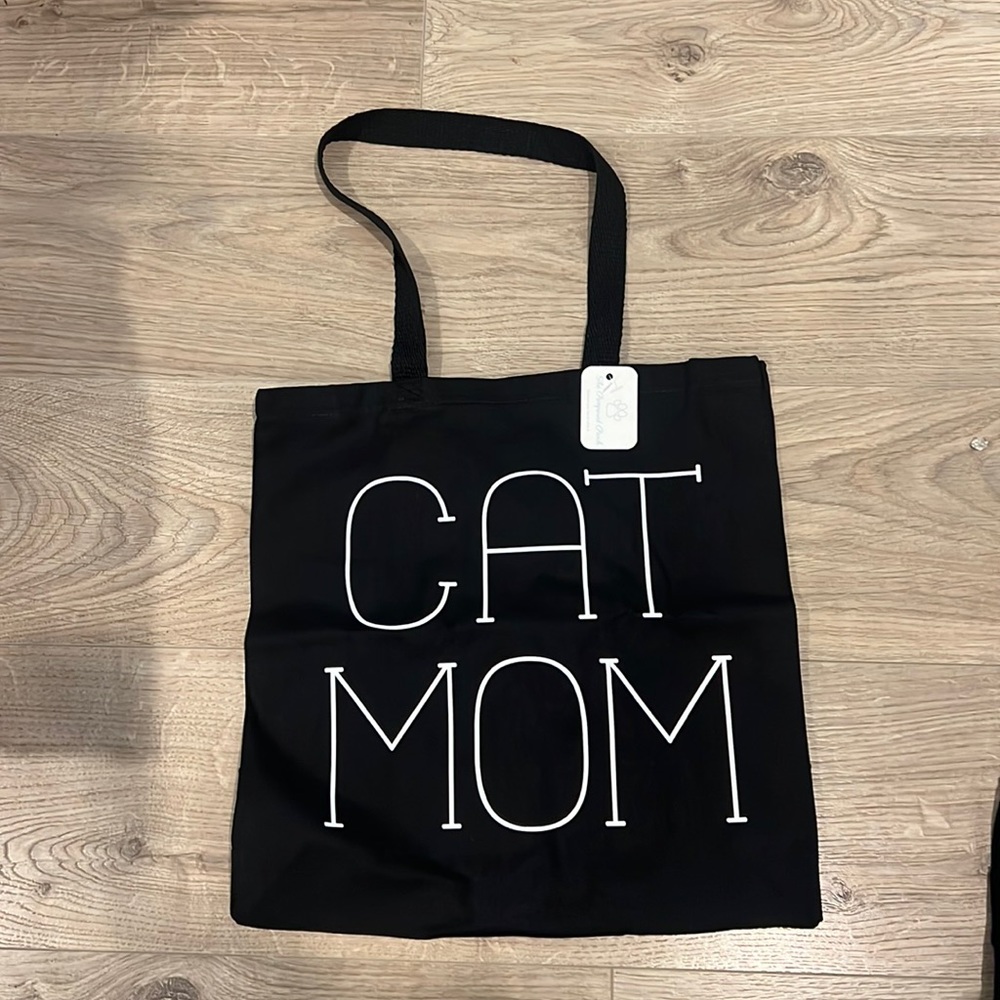Cat mom tote